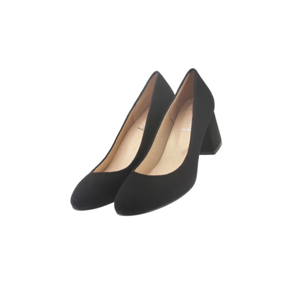 EUC French Sole NY Trance Black Suede Women's Shoes 6.5